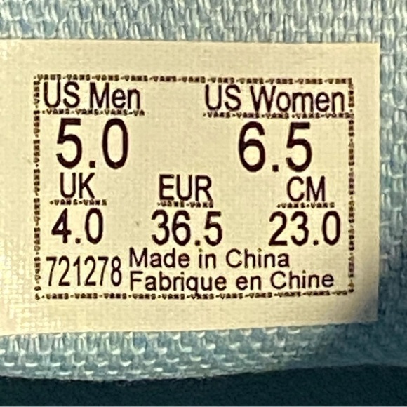 Vans Authentic Platform 2.0 Tonal Floral Canvas Sneaker‎ Size 6.5 Women - Picture 12 of 12